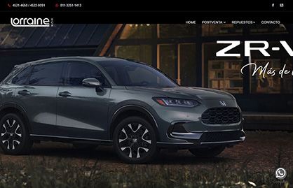 Sitio web Honda Lorraine