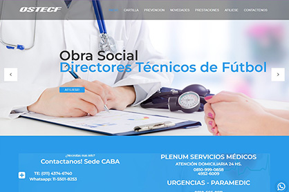 Sitio web OSTECF