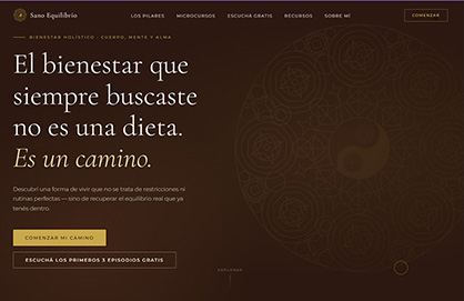 Sitio web Sano Equilibrio