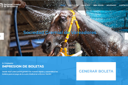 Sitio web Sociedad Gremial de Vareadores